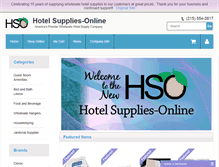 Tablet Screenshot of hotelsupplies-online.com